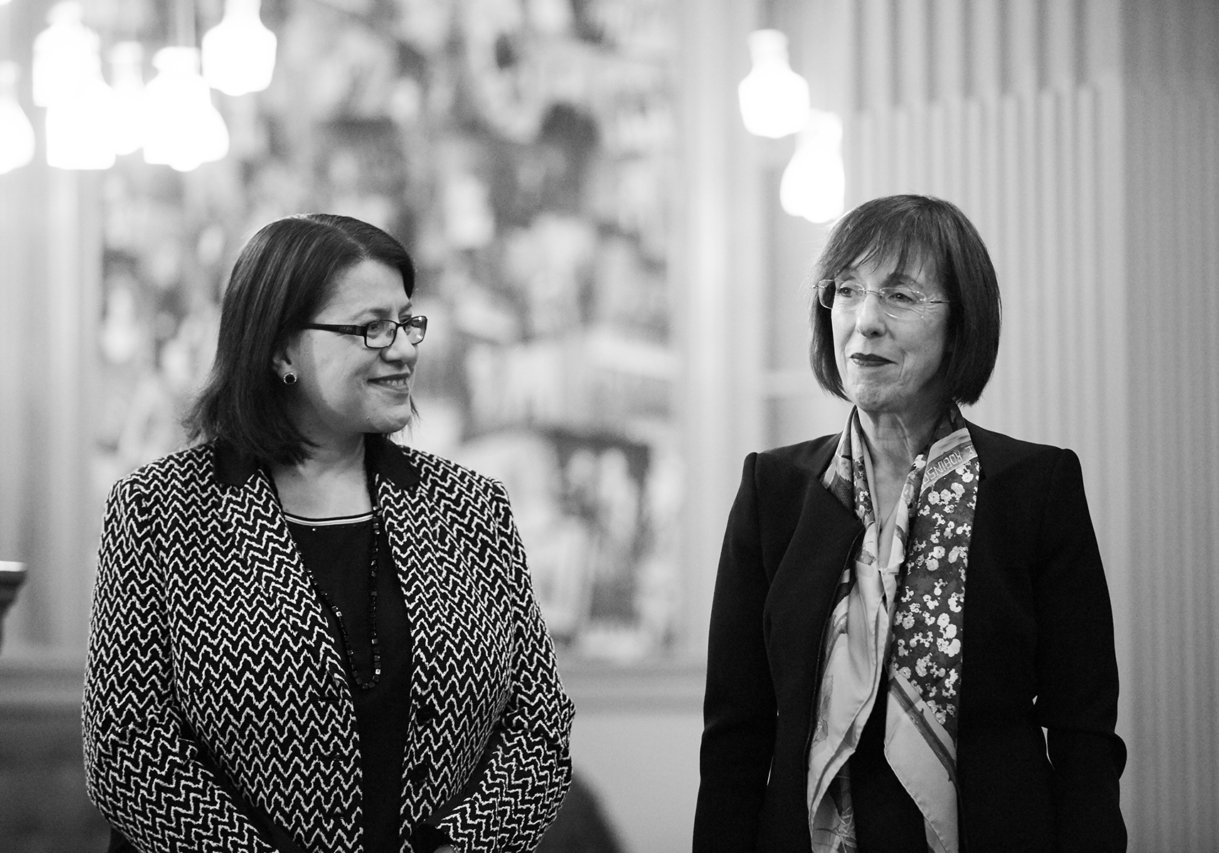 The Honourable Jenny Mikakos, Minister for Families and Children and Minister for Youth Affairs & The Honourable Chief Justice Warren AC